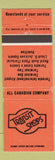 Matchbook Cover - Transit Shops News Stands Hamilton ON