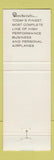 Matchbook Cover - Beechcraft Airplanes