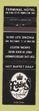 Matchbook Cover - Eddie's Lounge Terminal Hotel Hamilton ON