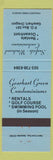 Matchbook Cover - Surfside Windward Condominiums Gearhart OR