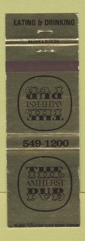 Matchbook Cover - The Amherst Pub