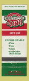 Matchbook Cover - Uno's Italian Eatery Toronto ON Pizza