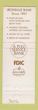 Matchbook Cover - Irondale Banks MO Potosi