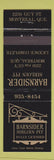 Matchbook Cover - Barnsider Sirloin Pit Montreal QC WEAR