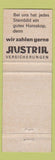 Matchbook Cover - Horoscope Sign Scorpio German