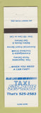 Matchbook Cover - Blue Line Taxi Canada