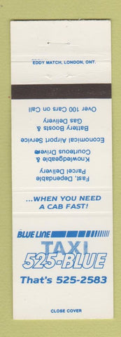 Matchbook Cover - Blue Line Taxi Canada