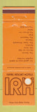Matchbook Cover - Israel Resort Hotels WEAR