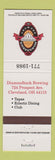 Matchbook Cover - Diamondback Brewery Beer Cleveland OH