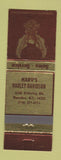 Matchbook Cover - Harley Davidson Motorcycles Macedon NY