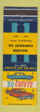 Matchbook Cover - Hulsizer Chevrolet Montgomery PA 1960