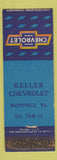 Matchbook Cover - Keller Chevrolet Marysville PA WEAR