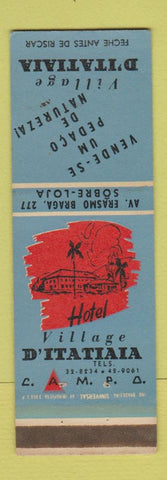 Matchbook Cover - Hotel Village D' Itatiaia Sobre Loja
