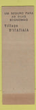 Matchbook Cover - Hotel Village D' Itatiaia Sobre Loja