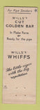 Matchbook Cover - Will's Capstan Cigarettes UK England