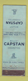 Matchbook Cover - Will's Capstan Cigarettes UK England WORN