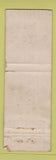 Matchbook Cover - R&T Gibson Grocery Edinburgh North Berwick UK England WORN