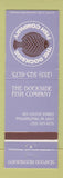 Matchbook Cover - Dockside Fish Company Seafood Philadelphia PA