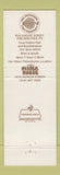 Matchbook Cover - Dockside Fish Company Seafood Philadelphia PA