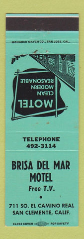 Matchbook Cover - Brisa Del Mar Motel San Clemente CA