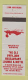 Matchbook Cover - Old Pavillion Restaurant Keaton Beach FL