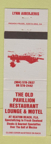 Matchbook Cover - Old Pavillion Restaurant Keaton Beach FL