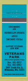 Matchbook Cover - Veterans Park Milwaukee WI Polka Dancing