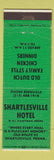 Matchbook Cover - Shartlesville Hotel PA