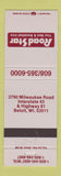 Matchbook Cover - Road Star Bed and Breakfast Beloit WI
