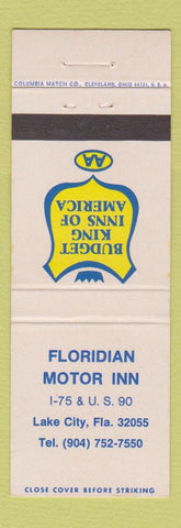 Matchbook Cover - Floridian Motor Inn Lake City FL #2