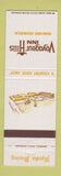 Matchbook Cover - Voyageur Hills Inn Nordic Reedsburg WI