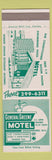 Matchbook Cover - General Greene Motel Greensboro NC