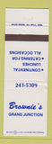 Matchbook Cover - Brownie's Grand Junction WEAR