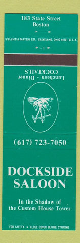 Matchbook Cover - Dockside Saloon Boston MA