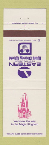 Matchbook Cover - Eastern Airlines Walt Disney World