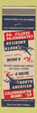 Matchbook Cover - North American Airlines