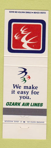 Matchbook Cover - Ozark Airlines