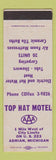 Matchbook Cover - Top Hat Motel Adrian MI WEAR