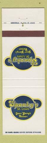 Matchbook Cover - Spanky's ST Louis MO Restaurant
