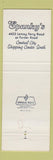 Matchbook Cover - Spanky's ST Louis MO Restaurant