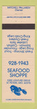Matchbook Cover - Seafood Shoppe St Peters MO lobster