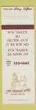 Matchbook Cover - Hungry Lion Steak House Keene NH