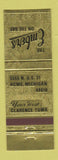 Matchbook Cover - Embers on the Bay Acme MI