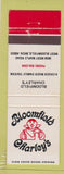 Matchbook Cover - Bloomfield Charlie's West Bloomfield MI
