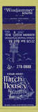 Matchbook Cover - Mitch Housey Windjammer South Dearborn Heights MI