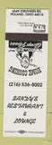 Matchbook Cover - Sandy's Restaurant Poland OH