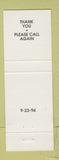 Matchbook Cover - Sandy's Restaurant Poland OH