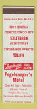 Matchbook Cover - Fogelsanger's Motel Wrightsville PA