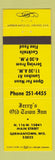 Matchbook Cover - Jerry's Old Town Inn Germantown WI