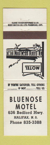 Matchbook Cover - Bluenose Motel Halifax NS